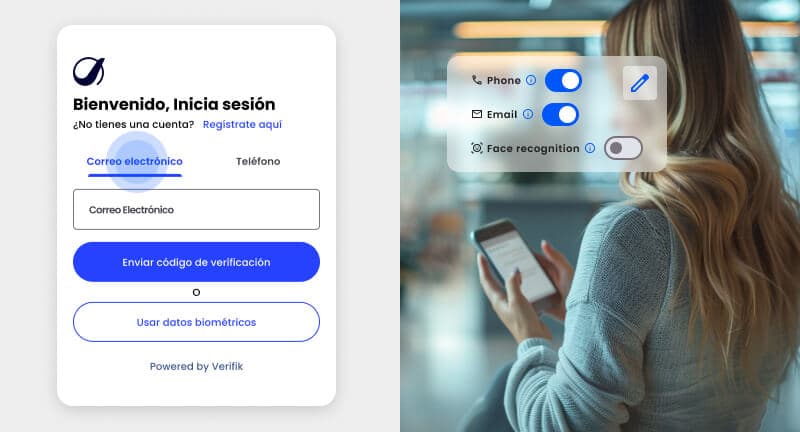 Paso 1: Elige el método de ingreso