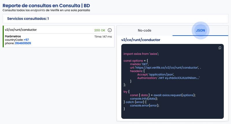 Paso 3: Obtén la información requerida de forma rápida y eficaz